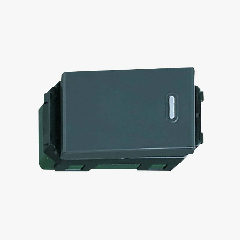 2pan-wev5001h-1 Công tắc 1 chiều 16A bắt vít màu xám Panasonic WEV5001-7H