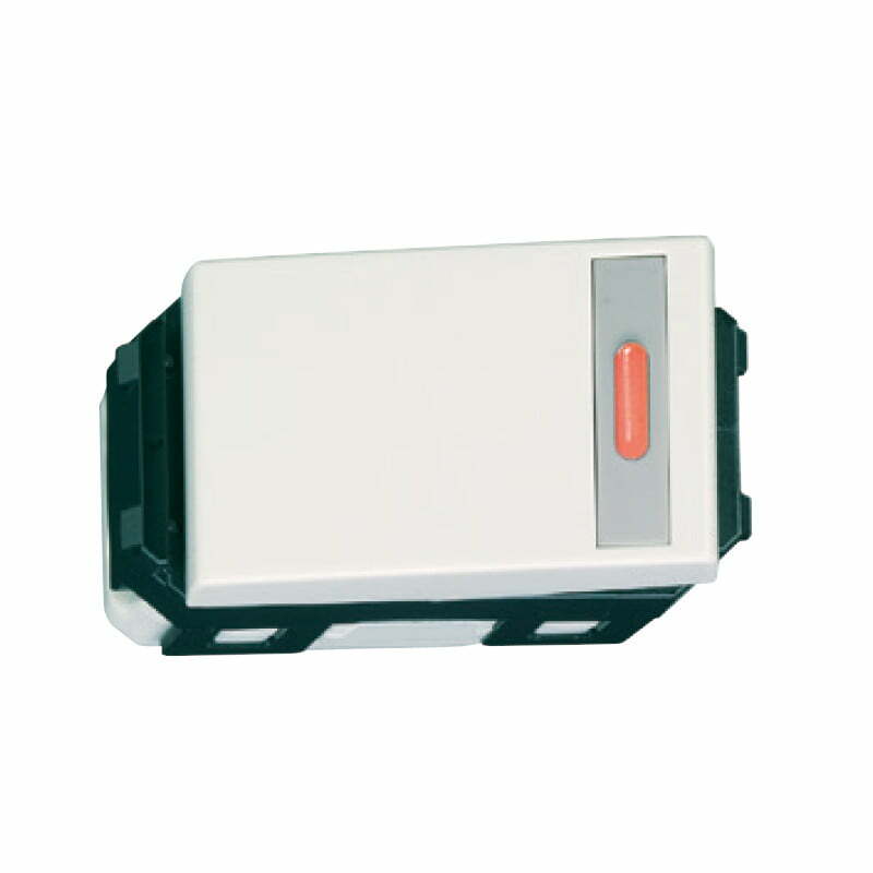 2pan-wev5533-7sw Công tắc 2 tiếp điểm 20A có đèn báo bắt vít màu trắng Panasonic WEV5533-7SW
