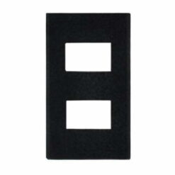 Mặt Refina 2 thiết bị đen ánh kim Panasonic WEV68020MB