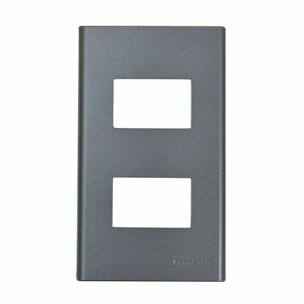 2pan-wev68020mh Mặt Refina 2 thiết bị xám ánh kim Panasonic WEV68020MH