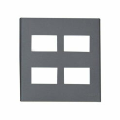 Mặt Refina 4 thiết bị xám ánh kim Panasonic WEV68040MH