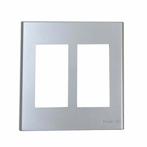 2pan-wev68060mw Mặt Refina 6 thiết bị trắng ánh kim Panasonic WEV68060MW