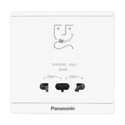 Ổ cắm máy cạo râu Moderva màu trắng Panasonic WMF132-VN