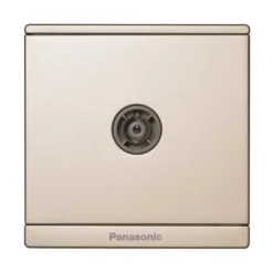 Ổ cắm TV Moderva màu vàng ánh kim Panasonic WMF301MYZ-VN