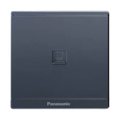 Ổ cắm data Moderva CAT5E màu xám ánh kim Panasonic WMF421MYH-VN