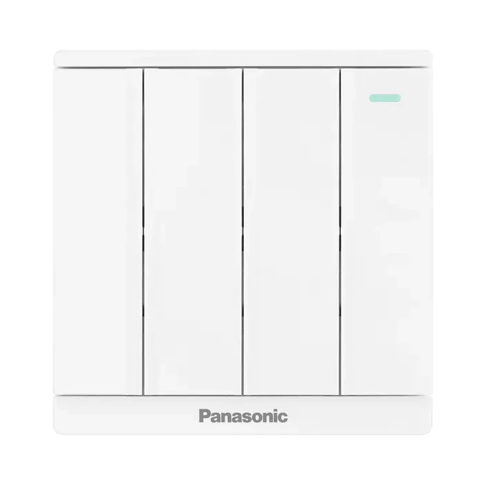 2pan-wmf517-1vn Bộ 4 công tắc Moderva 2 chiều bắt vít có dạ quang màu trắng Panasonic WMF518-1VN