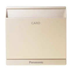 Công tắc thẻ Moderva màu vàng ánh kim Panasonic WMF535MYZ-VN