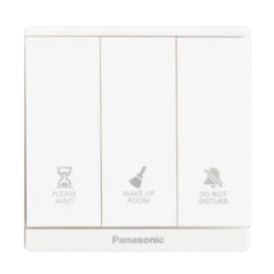 Công tắc Moderva "Không làm phiền", "Dọn phòng", "Vui lòng đợi" màu trắng Panasonic WMF984-VN