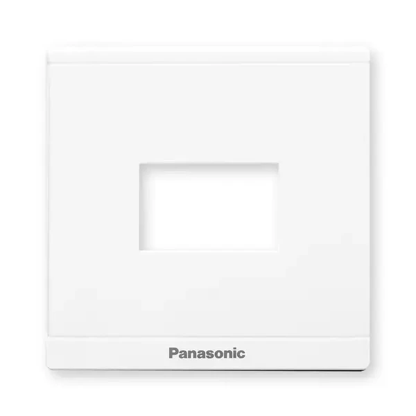 2pan-wmfv7811 Mặt Moderva vuông dùng cho 1 thiết bị màu trắng Panasonic WMFV7811