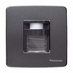 Đèn gắn tường soi lối đi Minerva có cảm biến hồng ngoại và ánh sáng xám ánh kim Panasonic WMT707MYH-VN