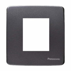 Mặt Minerva vuông 2 thiết bị xám ánh kim Panasonic WMT7812MYH-VN