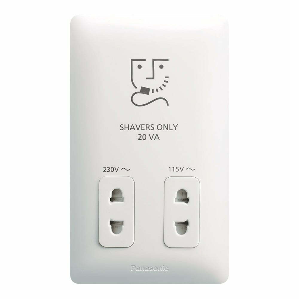 2pan-wsbc9120sw-vn Ổ cắm chuyên cho máy cạo râu màu trắng Panasonic WSBC9120SW-VN