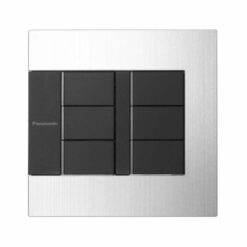 Bộ 6 công tắc Gen-X có đèn báo chuẩn A Panasonic WTEGP56572S-1-G