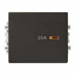 Công tắc 2 cực 20A size M màu đồng ánh bạc Schneider 8431MD20_BZ_G19