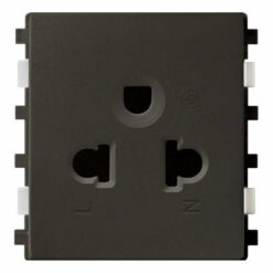 Ổ cắm đơn 3 chấu 16A size 2S màu đồng ánh bạc Schneider 84426MUES_BZ_G19