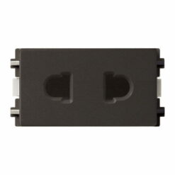 Ổ cắm đơn 2 chấu 10A size S màu đồng ánh bạc Schneider 84426SUS_BZ_G19