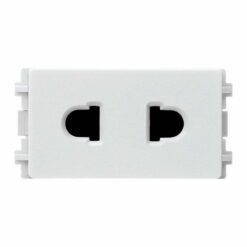 Ổ cắm đơn 2 chấu 10A size S màu trắng Schneider 84426SUS_WE_G19