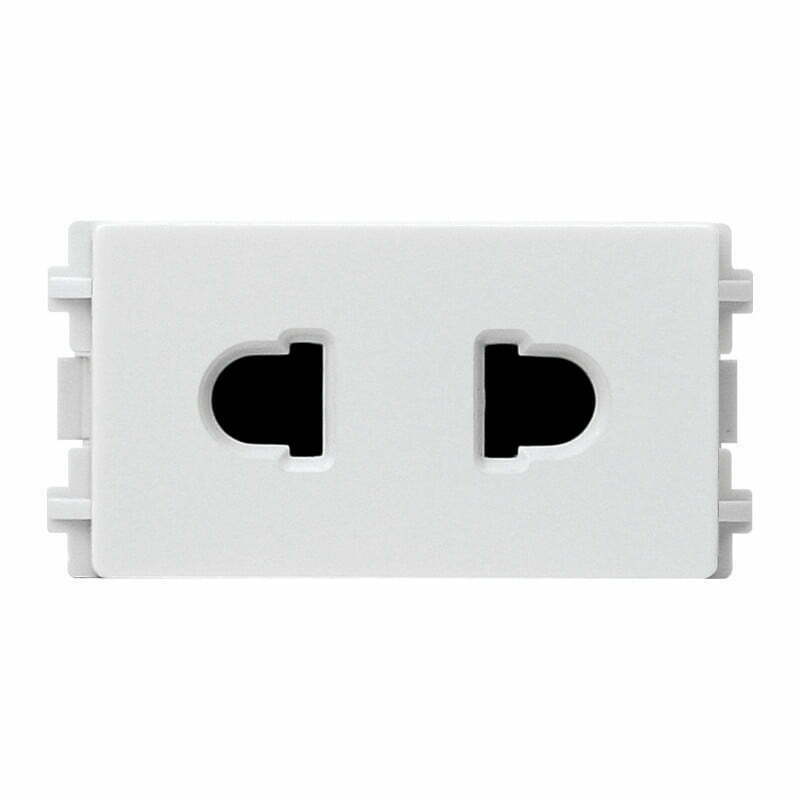 2sch-84426sus_we_g19 Ổ cắm đơn 2 chấu 10A size S màu trắng Schneider 84426SUS_WE_G19