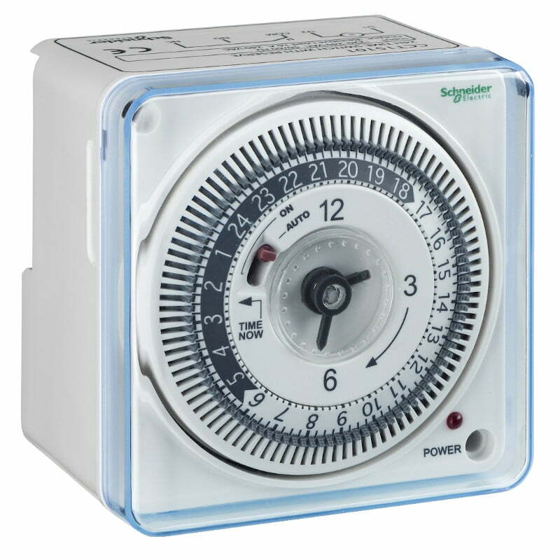 2sch-cct15101 Bộ hẹn giờ 24h 1 kênh 16A pin dự trữ 24h Schneider CCT15101