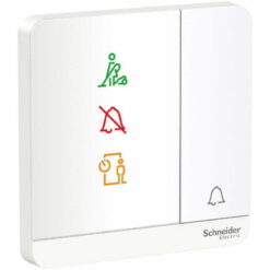 Bộ công tắc chuông AvatarOn "Không làm phiền", "Xin dọn phòng", "Vui lòng chờ", màu trắng Schneider E8331BPDMW_WE_G19