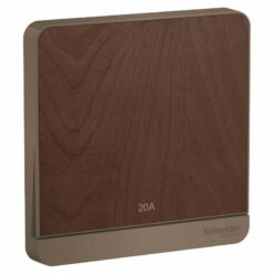 Bộ công tắc AvatarOn đơn 2 cực 20A màu gỗ Schneider E8331D20N_WD_G19