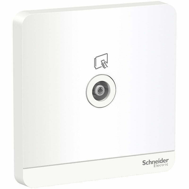 2sch-e8331tv_we_g19 Bộ ổ cắm TV AvatarOn đơn màu trắng Schneider E8331TV_WE_G19