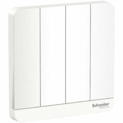 Bộ công tắc AvatarOn bốn 2 chiều 16AX có đèn LED màu trắng Schneider E8334L2LED_WE_G19