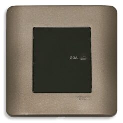 Bộ công tắc Zencelo đơn 2 cực 20A màu đồng Schneider E8431D20_SZ_G19