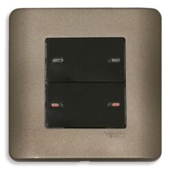 Bộ công tắc Zencelo bốn 1 chiều 16A màu đồng Schneider E8434_1_SZ_G19