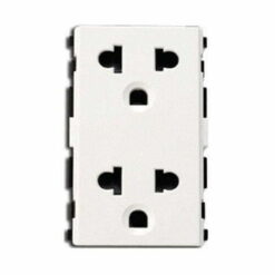 Ổ cắm đôi 3 chấu 16A size L Schneider F1426UEST2M_G19