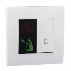 Bộ công tắc chuông Vivace "Không làm phiền", "Xin dọn phòng" màu trắng Schneider KB31BD_C_WE_G19