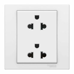Bộ ổ cắm Vivace đôi 3 chấu 16A màu trắng Schneider KB426UES2_WE_G19