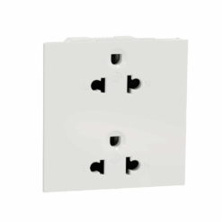 Ổ cắm đôi AvatarOn A 3 chấu 16A size E (3S) bắt vít Schneider M3T426UST2S_WE