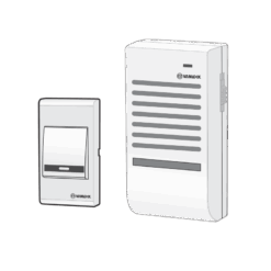 Chuông điện không dây 2 kiểu âm 220V-50Hz Vanlock F108