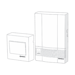 Chuông dùng pin không dây 2 kiểu âm 4x1.5V Vanlock K118