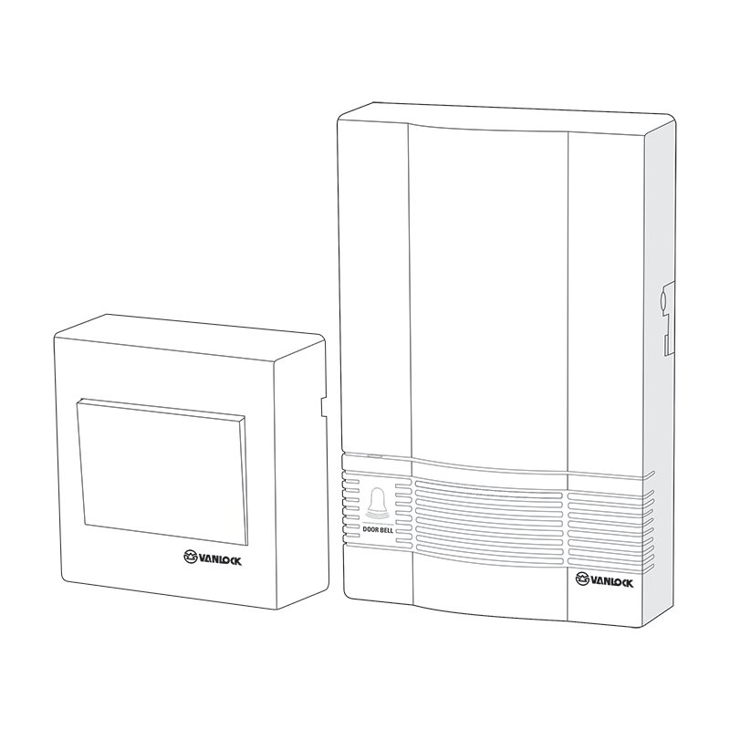 2sin-s128 Chuông điện không dây bính boong 220V-50Hz Vanlock S128