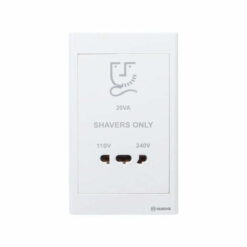 Bộ ổ cắm dao cạo râu S18 110/240V-20VA loại dọc Vanlock S18/2727V