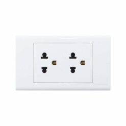 Bộ 2 ổ cắm S18 3 chấu 16A Vanlock S18UE2