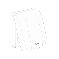 Hộp đậy che nước dùng cho mặt công tắc vuông Vanlock S223V