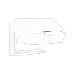 Hộp đậy che nước dùng cho mặt ổ cắm chữ nhật loại ngang Vanlock S323D