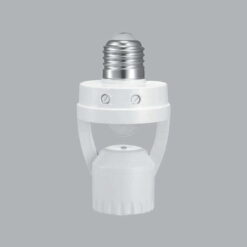 Đui đèn E27 cảm biến chuyển động hồng ngoại 60W, điều chỉnh thời gian và độ nhạy sáng MPE IRHD1