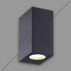 Đèn LED gắn tường ngoài trời màu xám đậm 2x7W sáng vàng Nanoco NBL2621B