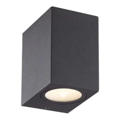 Đèn LED gắn tường ngoài trời màu xám đậm 7W sáng vàng Nanoco NBL2622