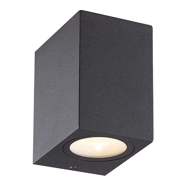 3nan-nbl2622 Đèn LED gắn tường ngoài trời màu xám đậm 7W sáng vàng Nanoco NBL2622