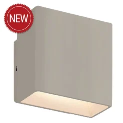 Đèn LED gắn tường ngoài trời màu xám đậm 7W sáng vàng Nanoco NBL2891B