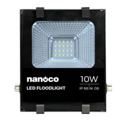 Đèn LED pha High IP66 10W sáng vàng 3000K Nanoco NLFH0103