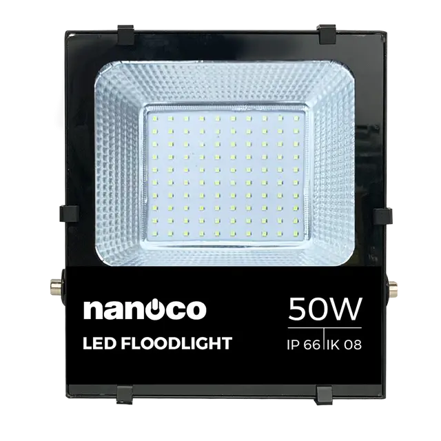 3nan-nlfh0506 Đèn LED pha High IP66 50W sáng vàng 3000K Nanoco NLFH0503
