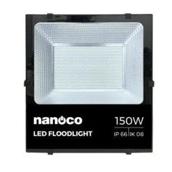 Đèn LED pha High IP66 150W sáng trắng 6500K Nanoco NLFH1506