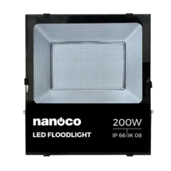 Đèn LED pha High IP66 200W sáng trắng 6500K Nanoco NLFH2006