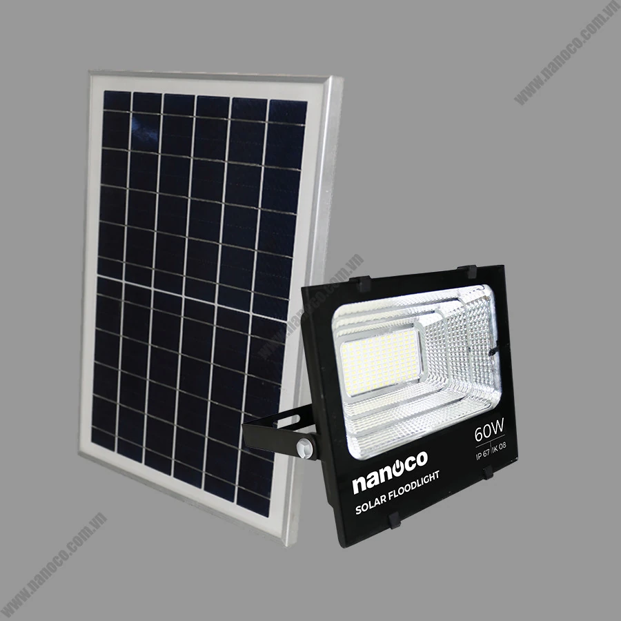 3nan-nlfs040610-2 Đèn LED pha Solar 40W sáng trắng 6500K IP67 Nanoco NLFS040610